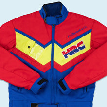 Lade das Bild in den Galerie-Viewer, Wellbrock &amp; Co. Jacke &quot;Motorradjacke Team Honda&quot; 90er, blau/rot, M/L
