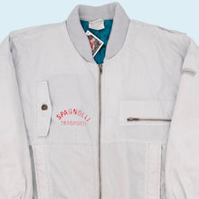 Lade das Bild in den Galerie-Viewer, Adidas Jacke &quot;Bomber&quot; 80er/90er Made in Hong Kong, grau, L/XL
