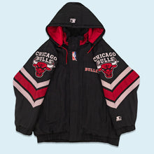 Lade das Bild in den Galerie-Viewer, Starter Jacke &quot;Chicago Bulls&quot; 90er, schwarz, XXL
