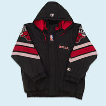 Lade das Bild in den Galerie-Viewer, Starter Jacke &quot;Chicago Bulls&quot; 90er, schwarz, XXL
