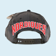 Lade das Bild in den Galerie-Viewer, NHL Mütze &quot;Quebec Nordiques&quot; Kunstleder 90er NEU, schwarz, Einheitsgröße
