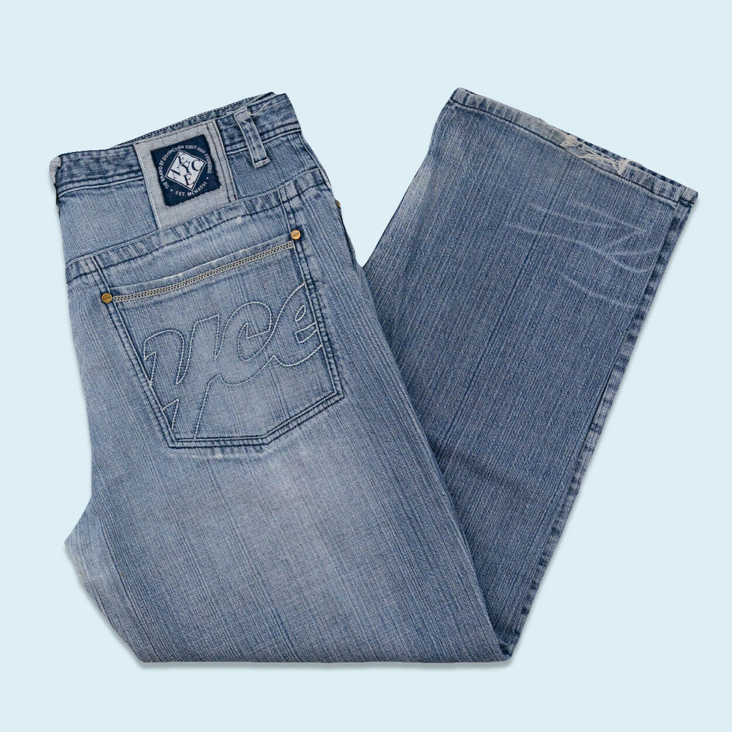 ENYCE Hose 2000er, blau, 40/32