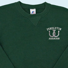 Lade das Bild in den Galerie-Viewer, Russell Athletic Sweatshirt &quot;Pendleton Arabians&quot; 00er, grün, M
