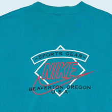 Lade das Bild in den Galerie-Viewer, Nike Sweatshirt &quot;Sports Gear&quot; 90er Made in Portugal, blau, XL
