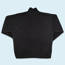 Lade das Bild in den Galerie-Viewer, Magic Venture Quarter Zip Fleece 90er, schwarz/grau, L/XL
