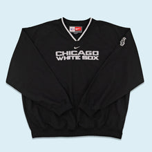 Lade das Bild in den Galerie-Viewer, Nike Team Windbreaker/Sweater &quot;Chicago White Sox&quot; 00er, schwarz, XXL
