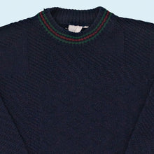 Lade das Bild in den Galerie-Viewer, Strickpullover 90er, blau, L

