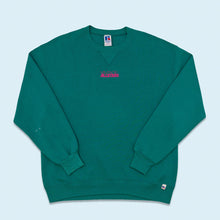 Lade das Bild in den Galerie-Viewer, Russell Athletic Sweatshirt &quot;Vintage Allstars&quot; 90er Made in the USA, grün/blau, L/XL
