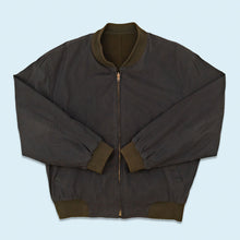 Lade das Bild in den Galerie-Viewer, Wendejacke 80er mit leichten Schulterpolstern Made in Austria, grün, L
