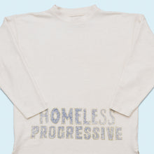 Lade das Bild in den Galerie-Viewer, NYOUW Sweatshirt "Homeless Progressive" 90er/00er, weiß, L/XL
