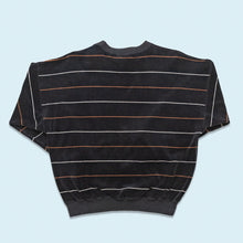 Lade das Bild in den Galerie-Viewer, Kapart Sweatshirt "samt" 80er Made in Western Germany, schwarz, M/L breit
