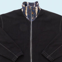 Lade das Bild in den Galerie-Viewer, X-Large Tribe x Adidas Zip Jacke dünn 90er, schwarz, XL breit
