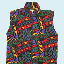 Lade das Bild in den Galerie-Viewer, Fleece Weste &quot;crazy pattern&quot; 90er, mehrfarbig, L
