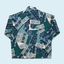 Lade das Bild in den Galerie-Viewer, Fila Fleece Jacke 90er Made in Italy, grün/blau, XL
