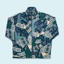 Lade das Bild in den Galerie-Viewer, Fila Fleece Jacke 90er Made in Italy, grün/blau, XL
