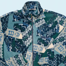 Lade das Bild in den Galerie-Viewer, Fila Fleece Jacke 90er Made in Italy, grün/blau, XL
