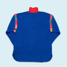 Lade das Bild in den Galerie-Viewer, Quarter Zip Fleece 90er, blau, M/L
