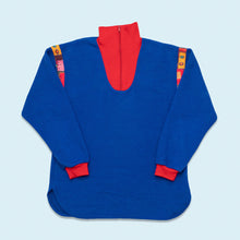 Lade das Bild in den Galerie-Viewer, Quarter Zip Fleece 90er, blau, M/L

