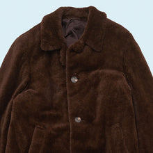 Lade das Bild in den Galerie-Viewer, Peter Hahn Mantel &quot;Lamahaar&quot; 70er/80er, braun, L/XL Damen
