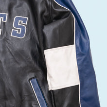 Lade das Bild in den Galerie-Viewer, NFL Jacke &quot;Indianapolis Colts&quot; Kunstleder, schwarz/blau, L/XL
