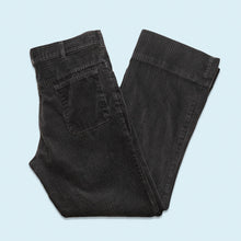 Lade das Bild in den Galerie-Viewer, Hose "cord" 90er, schwarz, 32/30
