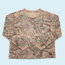 Lade das Bild in den Galerie-Viewer, Walls Longsleeve "mossy oak" 80er/90er single stitch, braun, L breit
