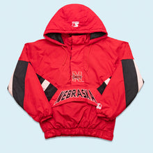 Lade das Bild in den Galerie-Viewer, Starter Schlupfjacke "Nebraska Cornhuskers" 90er, rot, S/M
