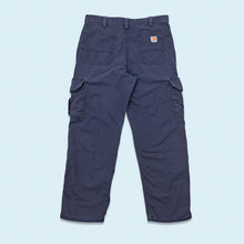 Lade das Bild in den Galerie-Viewer, Carhartt FR Hose "Flame Resistant Dungaree Fit", blau, 32/30
