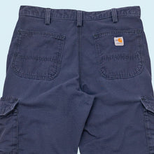 Lade das Bild in den Galerie-Viewer, Carhartt FR Hose "Flame Resistant Dungaree Fit", blau, 32/30
