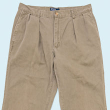 Lade das Bild in den Galerie-Viewer, Polo Ralph Lauren Hose 90er Made in the USA, grün, 34/30
