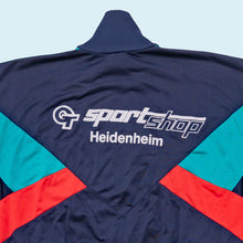 Lade das Bild in den Galerie-Viewer, Adidas Trainingsjacke "Heidenheim" 80er/90er, blau, M/L
