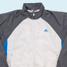 Lade das Bild in den Galerie-Viewer, Adidas Trainingsjacke "clima shell" 2001, weiß/grau, L/XL
