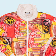 Lade das Bild in den Galerie-Viewer, Rodeo Trainingsjacke 90er, weiß/rot, M/L
