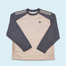 Lade das Bild in den Galerie-Viewer, Adidas Sweatshirt "fleece" 2002, creme/grau, XL/XXL
