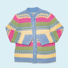 Lade das Bild in den Galerie-Viewer, Handmade Strickjacke, mehrfarbig, M/L Damen
