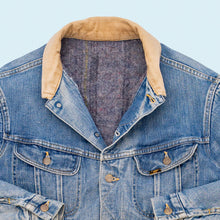 Lade das Bild in den Galerie-Viewer, Lee Jacke "storm rider" blanket lined 70er/80er, blau, M/L
