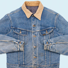 Lade das Bild in den Galerie-Viewer, Lee Jacke "storm rider" blanket lined 70er/80er, blau, M/L
