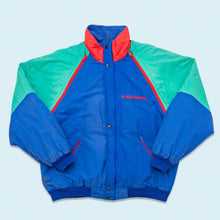 Lade das Bild in den Galerie-Viewer, IMI 2 in 1 Jacke/Weste "Kawasaki" 80er/90er Made in Belgium, blau, XL

