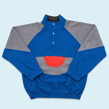 Lade das Bild in den Galerie-Viewer, Fleece "snap-t" 90er, blau, L/XL
