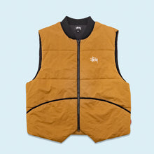 Lade das Bild in den Galerie-Viewer, Stüssy Weste "primaloft", braun, XL
