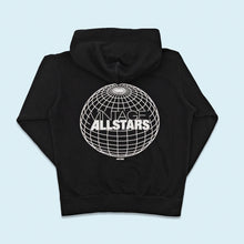 Lade das Bild in den Galerie-Viewer, Fruit of the Loom Hoodie "Vintage Allstars", schwarz, S/M Damen
