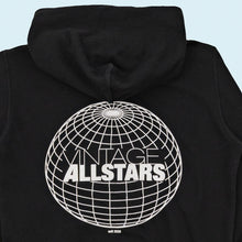 Lade das Bild in den Galerie-Viewer, Fruit of the Loom Hoodie "Vintage Allstars", schwarz, S/M Damen
