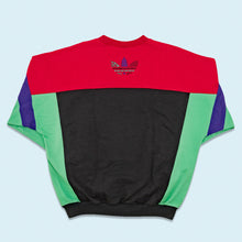 Lade das Bild in den Galerie-Viewer, Adidas Sweatshirt 80er/90er Made in R.S.A., grün/schwarz/rot, XL
