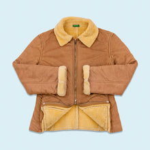 Lade das Bild in den Galerie-Viewer, United Colors of Benetton Jacke "fake fur", braun, M Damen
