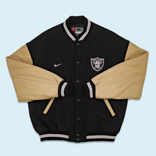 Lade das Bild in den Galerie-Viewer, Nike Team Jacke "Raiders" Made in Canada 90er/00er, schwarz, XL
