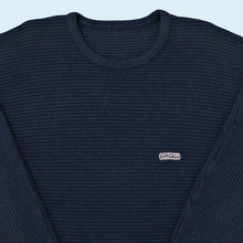 Lade das Bild in den Galerie-Viewer, Carlo Colucci Strickpullover 80er Made in West Germany, blau, XL
