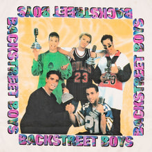 Lade das Bild in den Galerie-Viewer, Tuch "Backstreet Boys" 90er, weiß
