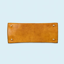Lade das Bild in den Galerie-Viewer, Lederhandtasche 80er/90er, braun
