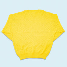 Lade das Bild in den Galerie-Viewer, Fiume Strickpullover 90er Made in Italy, gelb, L
