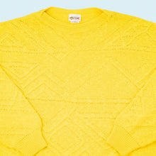 Lade das Bild in den Galerie-Viewer, Fiume Strickpullover 90er Made in Italy, gelb, L
